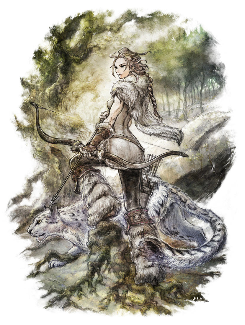 H'aanit Art from Octopath Traveler