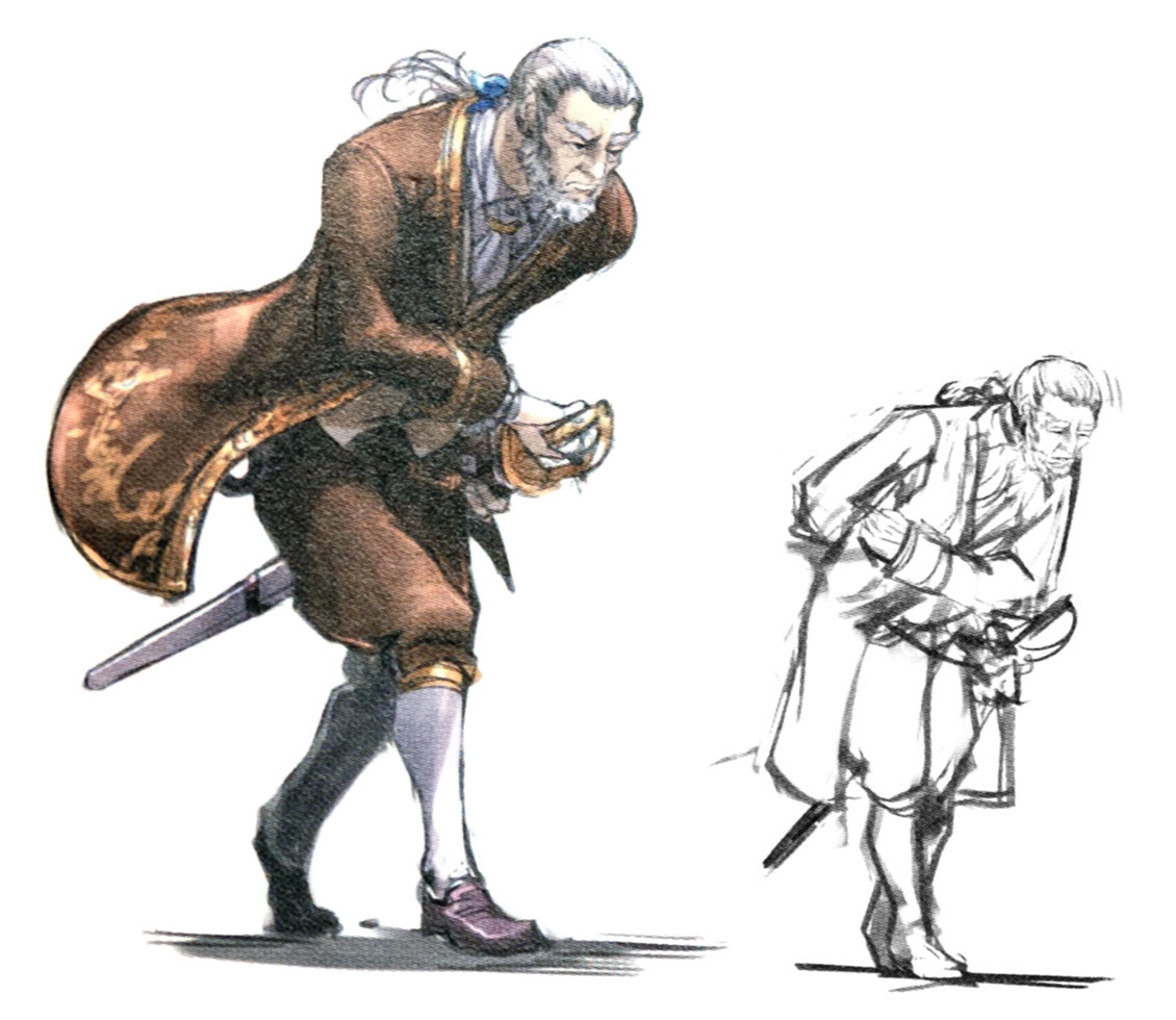 Heathcote Concept Art from Octopath Traveler