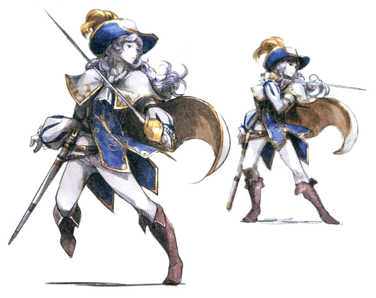 Joshua Concept Art from Octopath Traveler