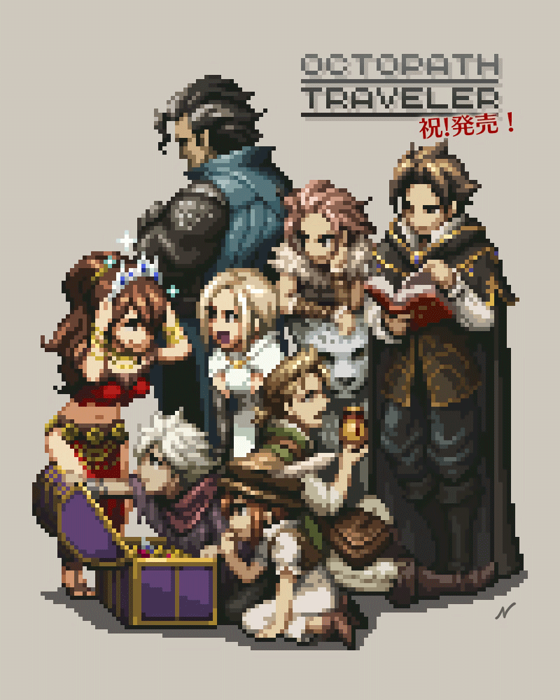 Launch Art by Masayoshi Nishimura from Octopath Traveler