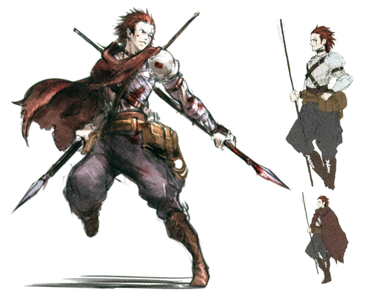 Miguel Concept Art from Octopath Traveler