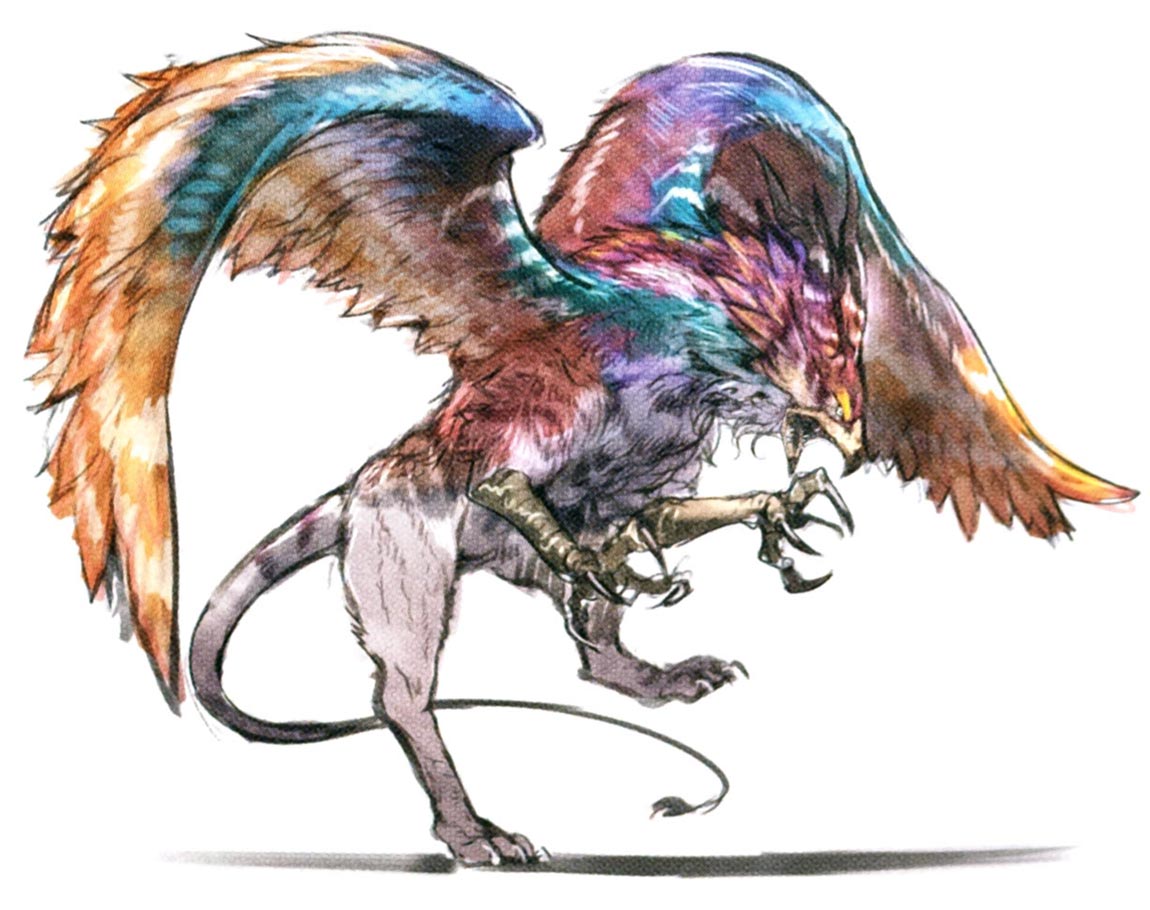 Ogre Eagle Art from Octopath Traveler