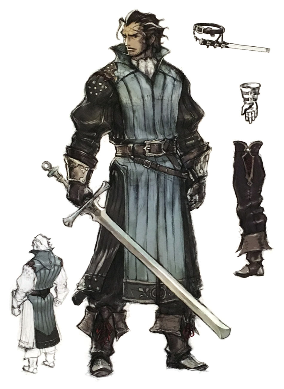 Olberic Eisenberg Concept Art from Octopath Traveler