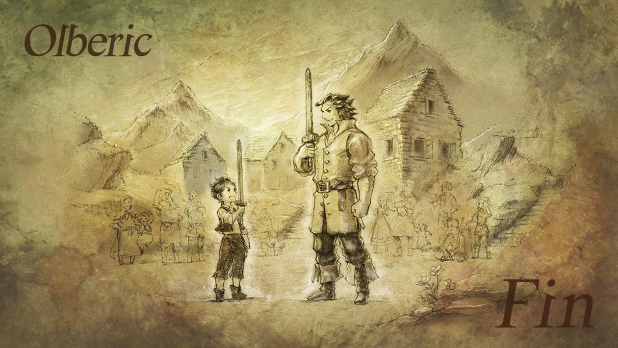 Olberic Finish Art from Octopath Traveler