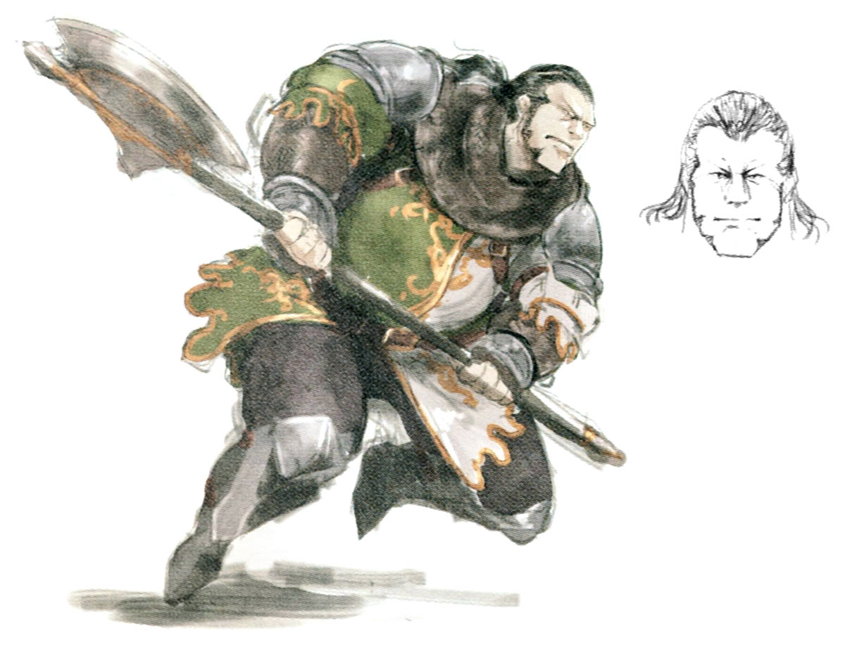 Omar Concept Art from Octopath Traveler