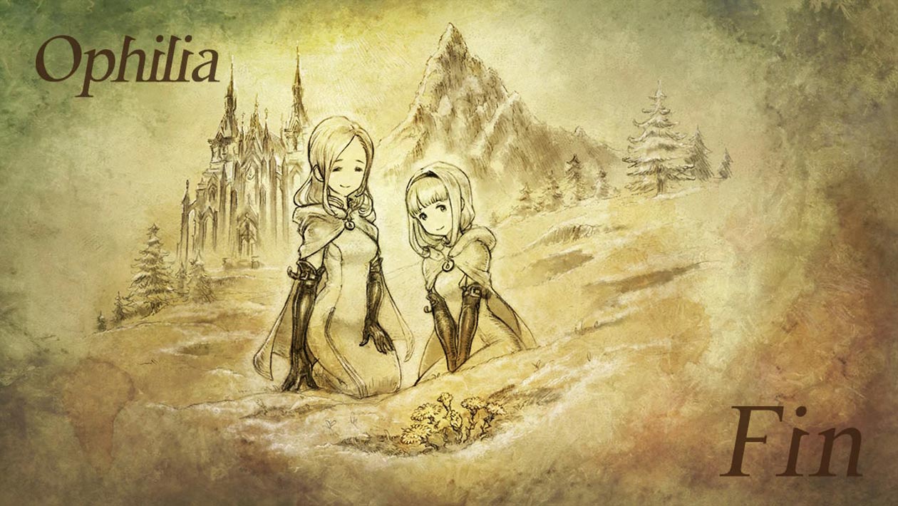 Ophilia Finish Art from Octopath Traveler