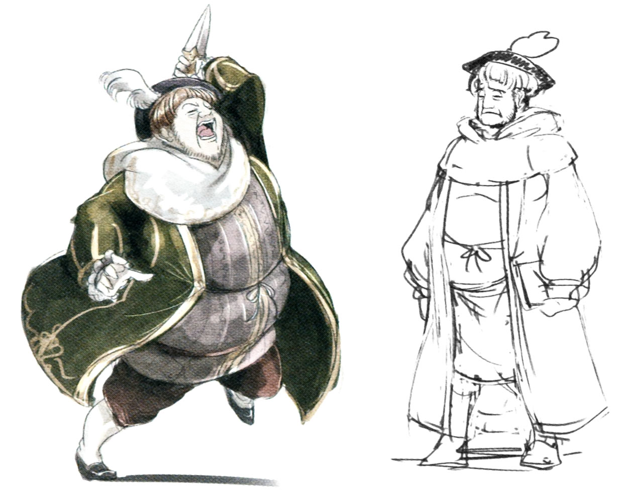 Orlick Concept Art from Octopath Traveler