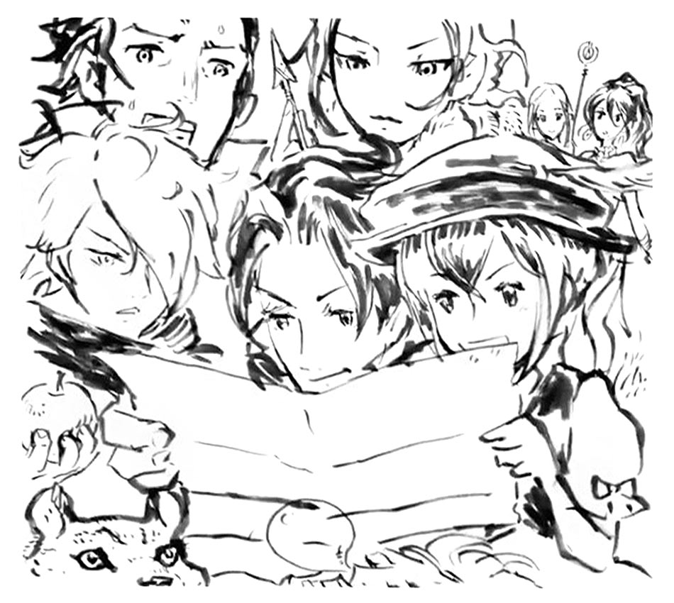 Producer & Director Sketch from Octopath Traveler