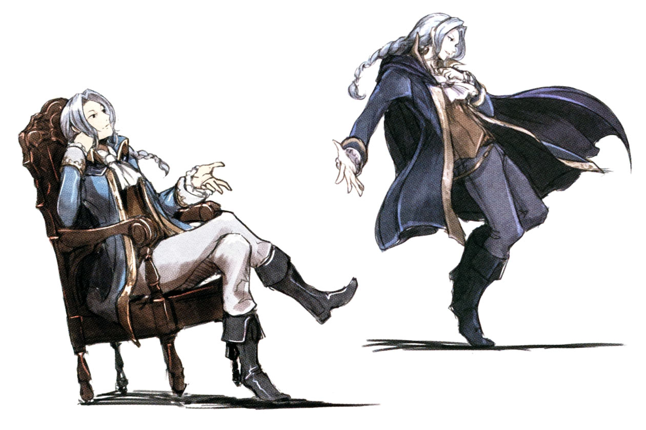 Simeon Concept Art from Octopath Traveler