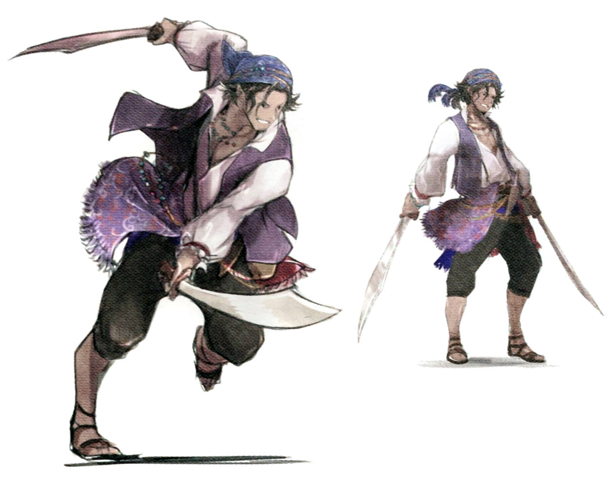 Victorino Concept Art from Octopath Traveler