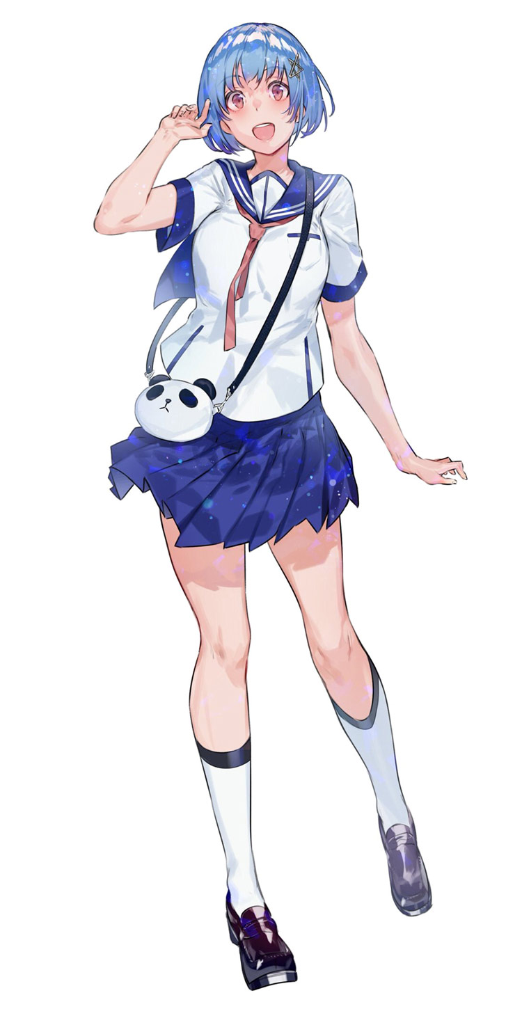 Yuno Hayase Art from Our World Is Ended