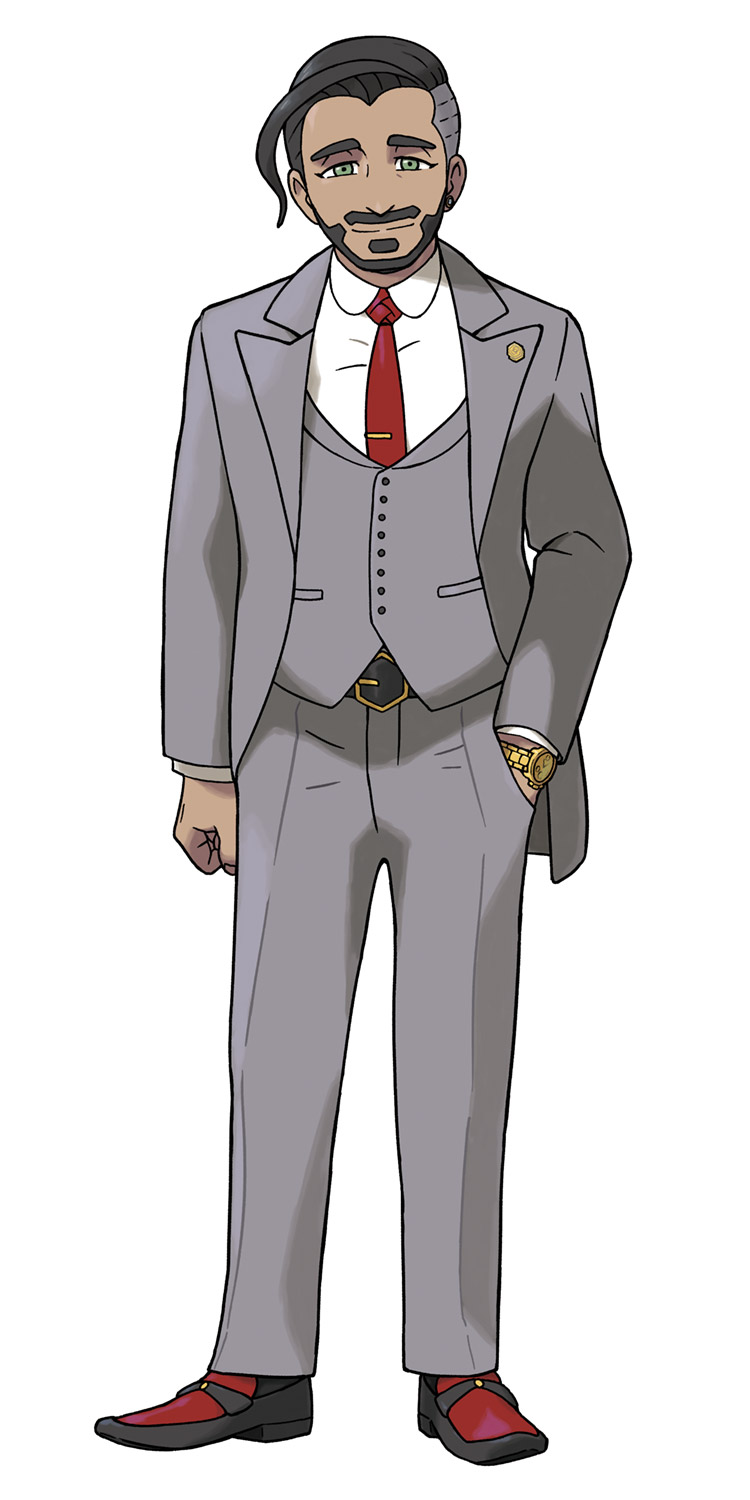 Chairman Rose Art from Pokémon Sword and Shield