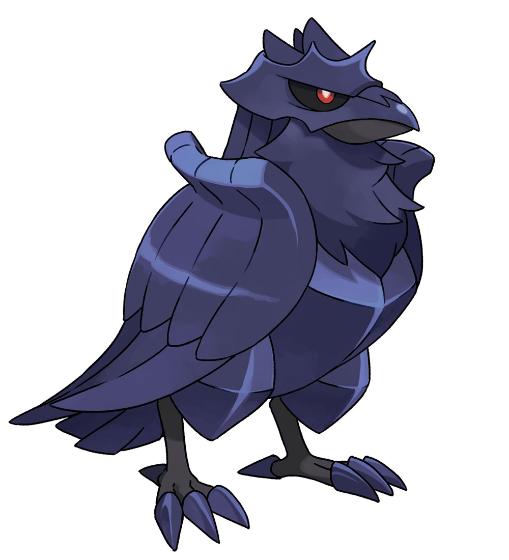 Corviknight Art from Pokémon Sword and Shield