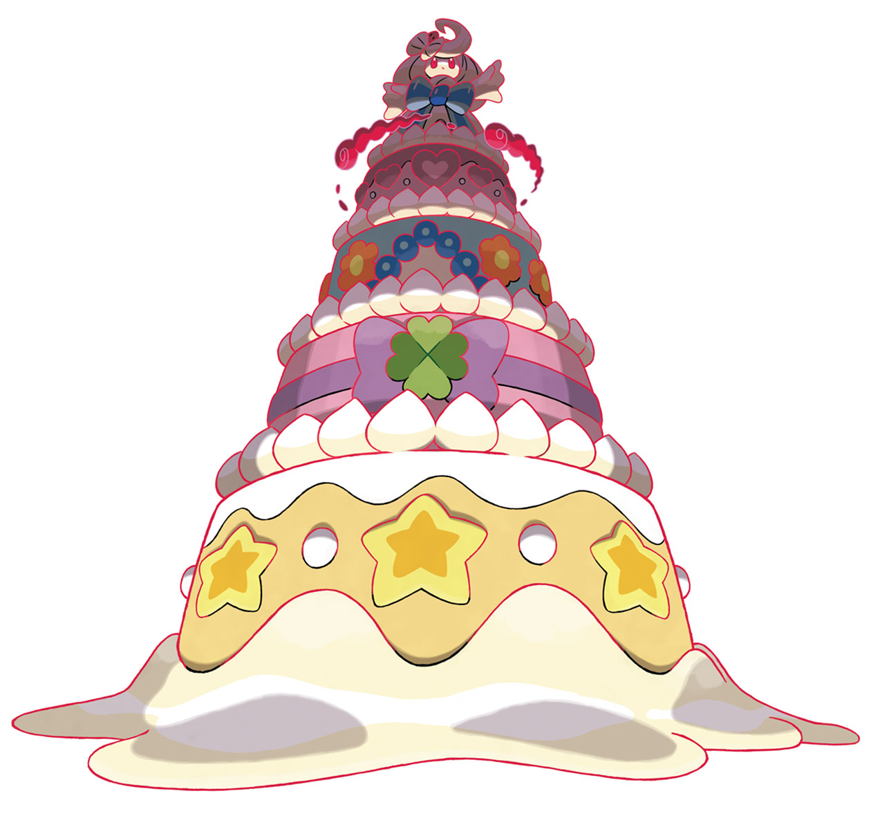 Gigantamax Alcremie Art from Pokémon Sword and Shield