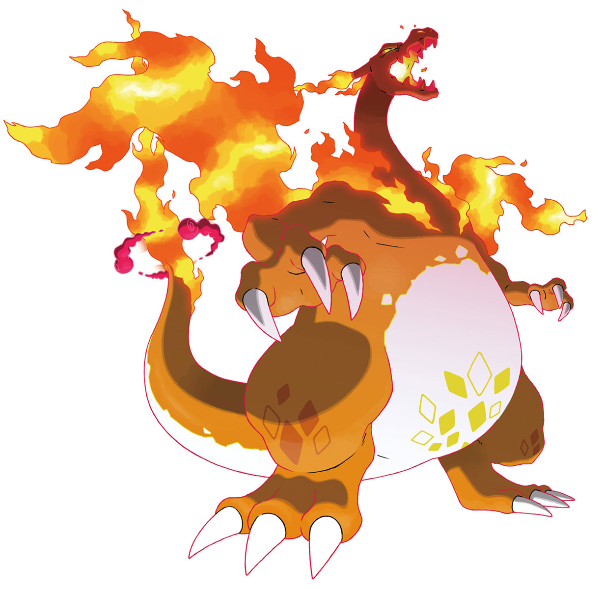 Gigantamax Charizard Art from Pokémon Sword and Shield