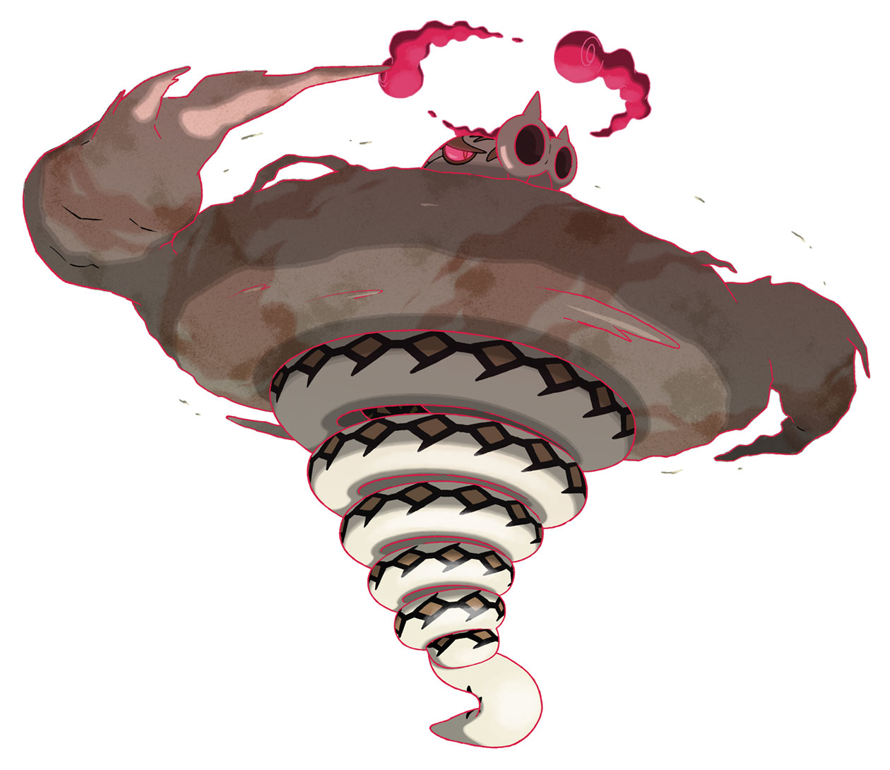 Gigantamax Sandaconda Art from Pokémon Sword and Shield