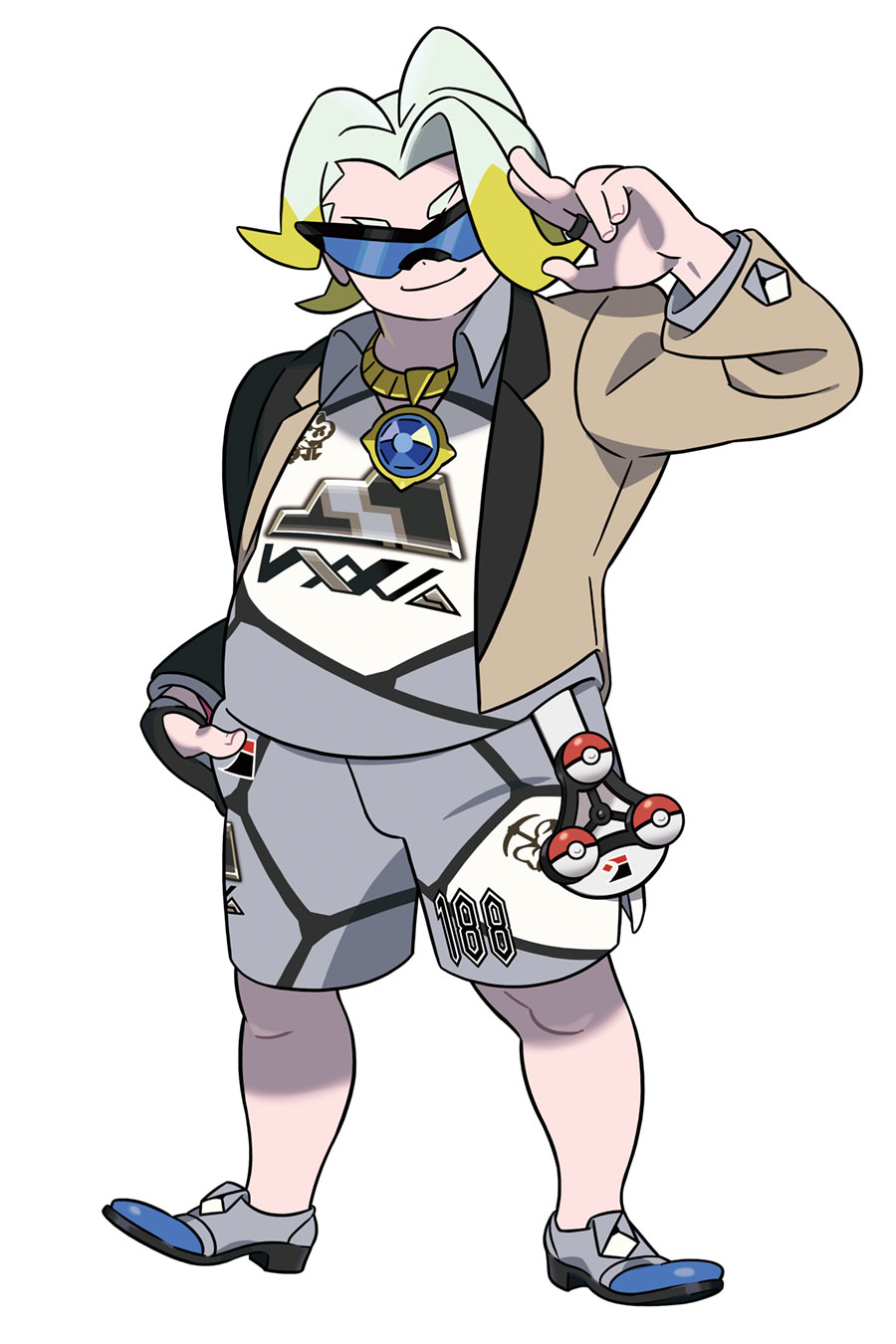 Gordie Art from Pokémon Sword and Shield