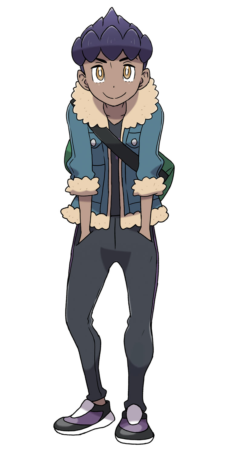Hop Character Art from Pokémon Sword and Shield