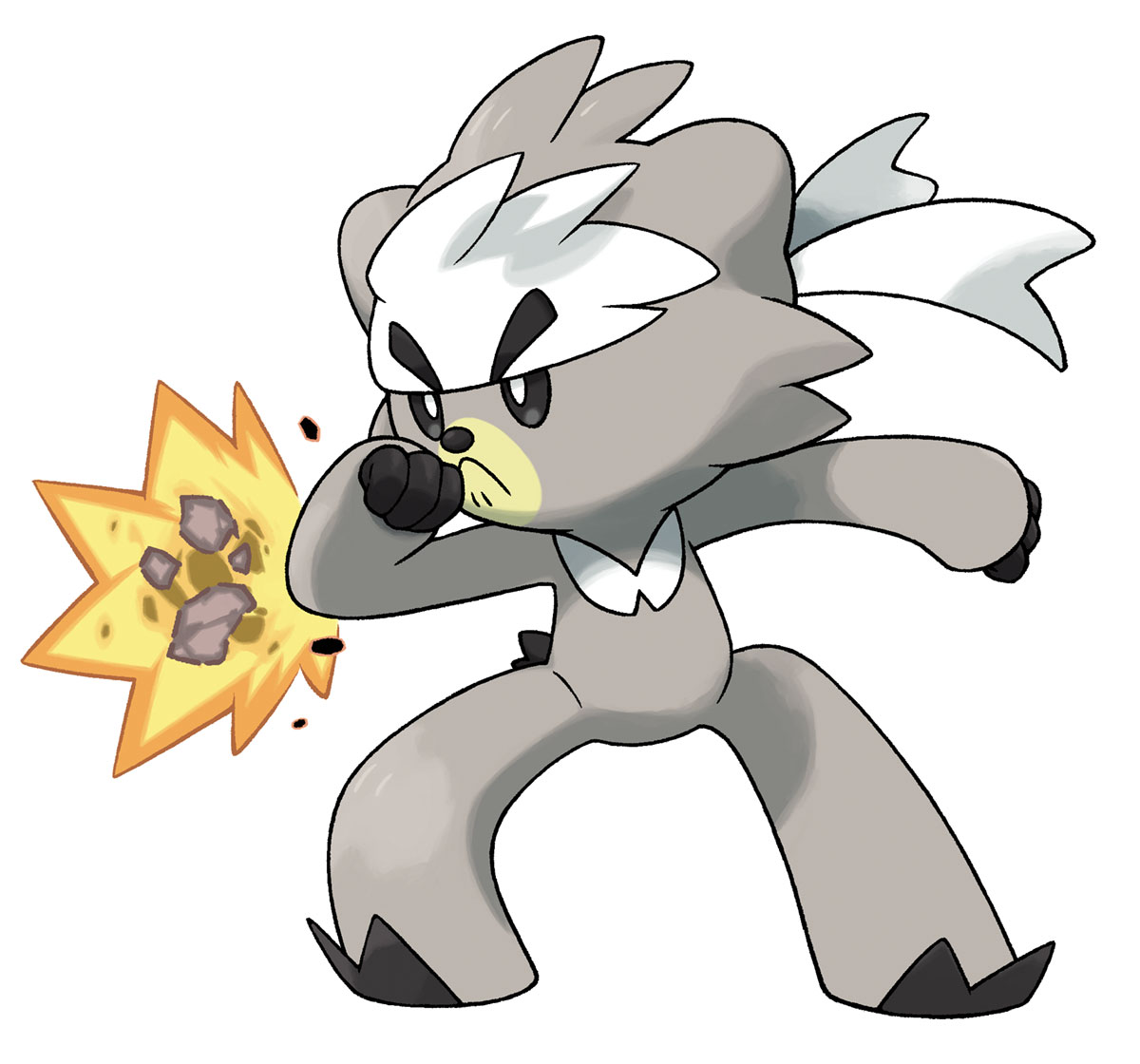 Kubfu Attack Art from Pokémon Sword and Shield