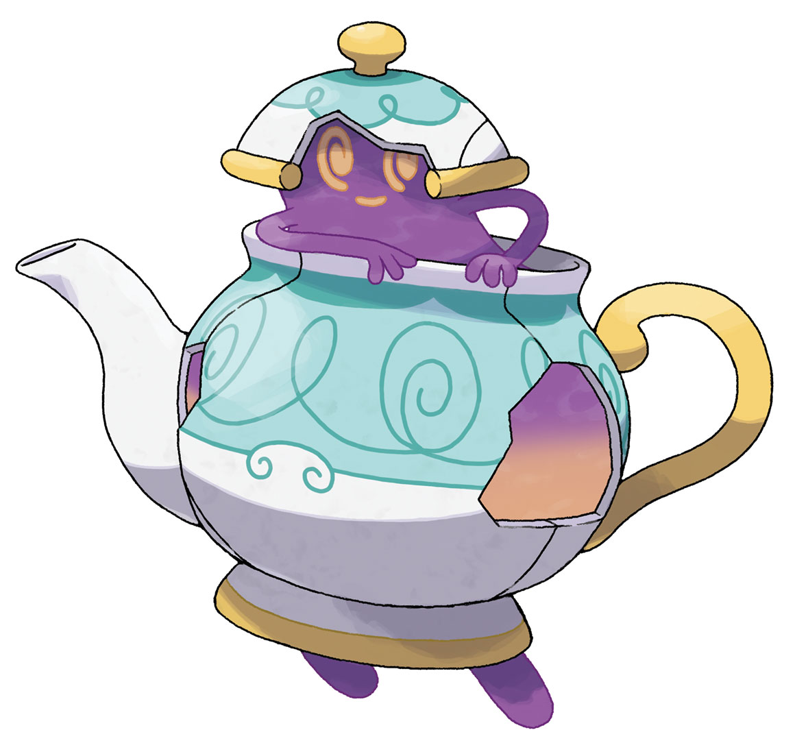 Polteageist Art from Pokémon Sword and Shield