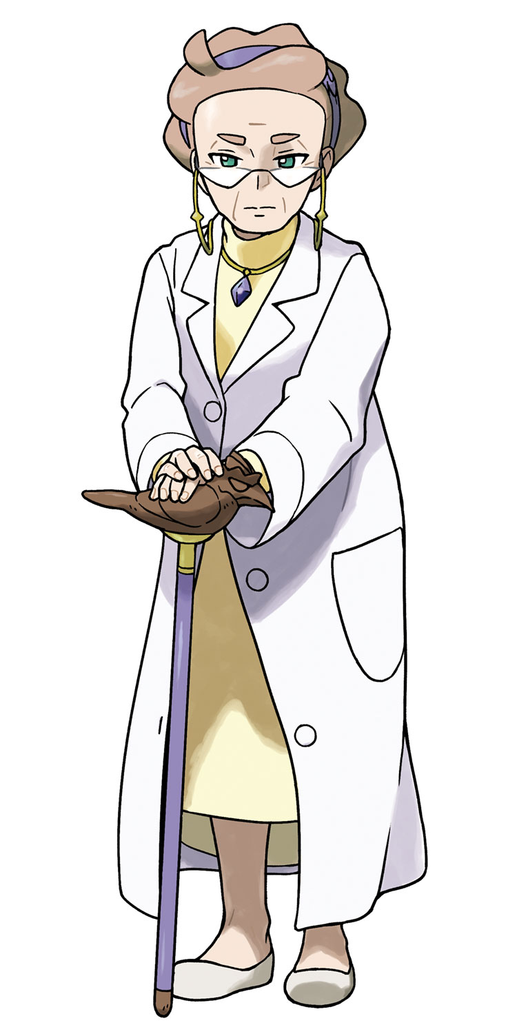 Professor Magnolia Character Art from Pokémon Sword and Shield