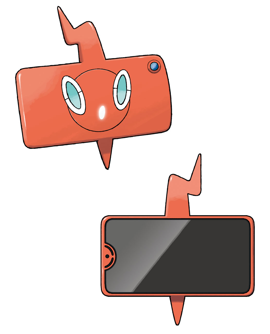 Rotom Phone Screen Art from Pokémon Sword and Shield