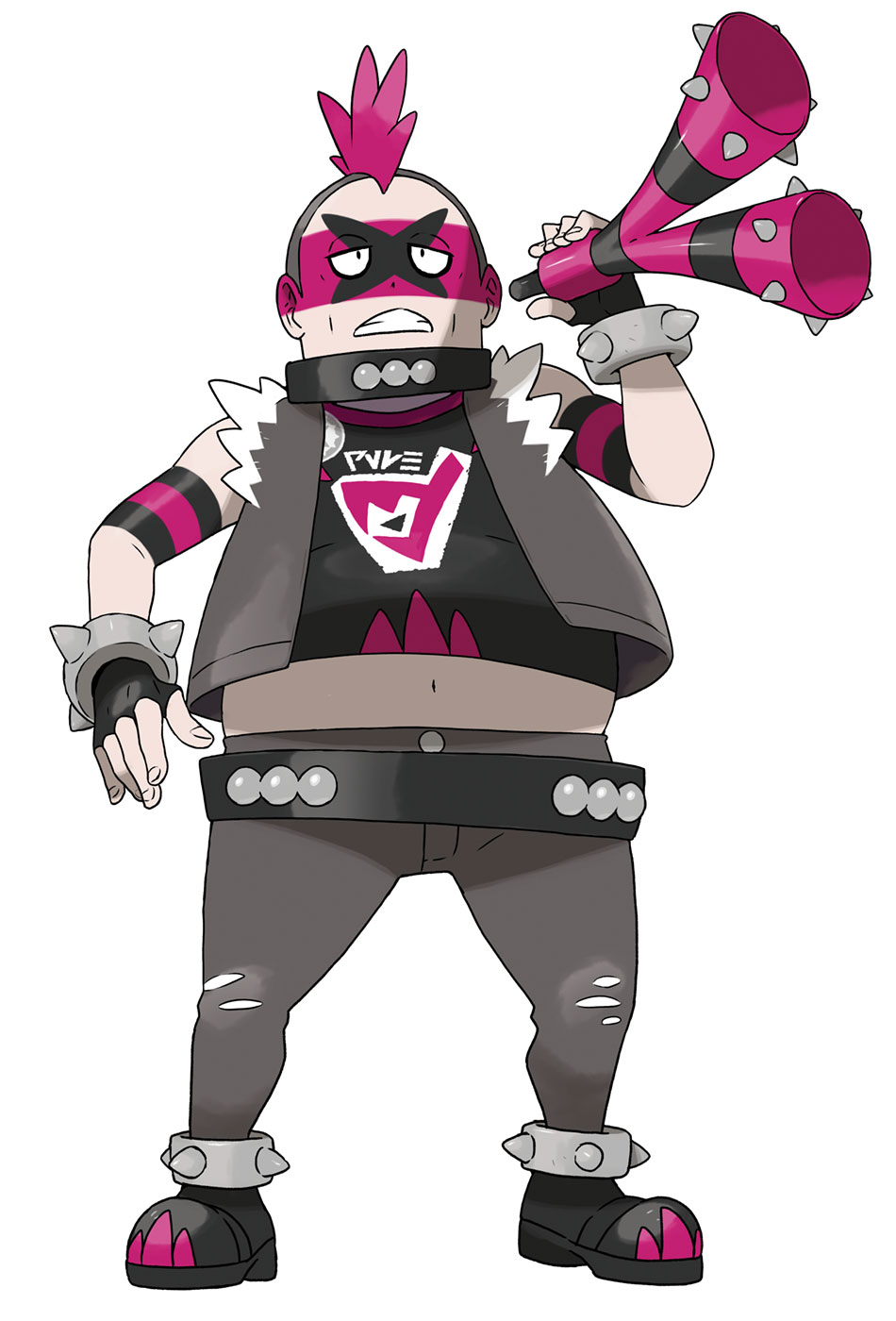Team Yell Grunt, Male Art from Pokémon Sword and Shield