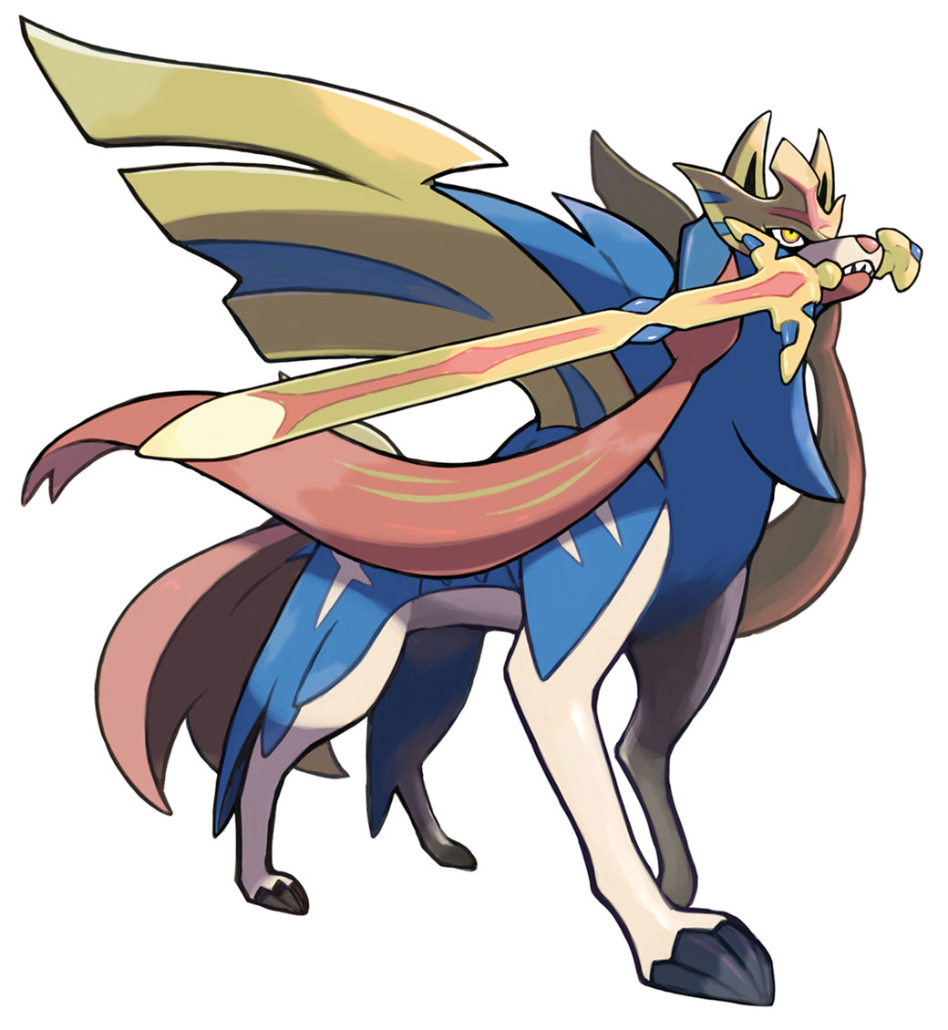 Zacian Main Art from Pokémon Sword and Shield