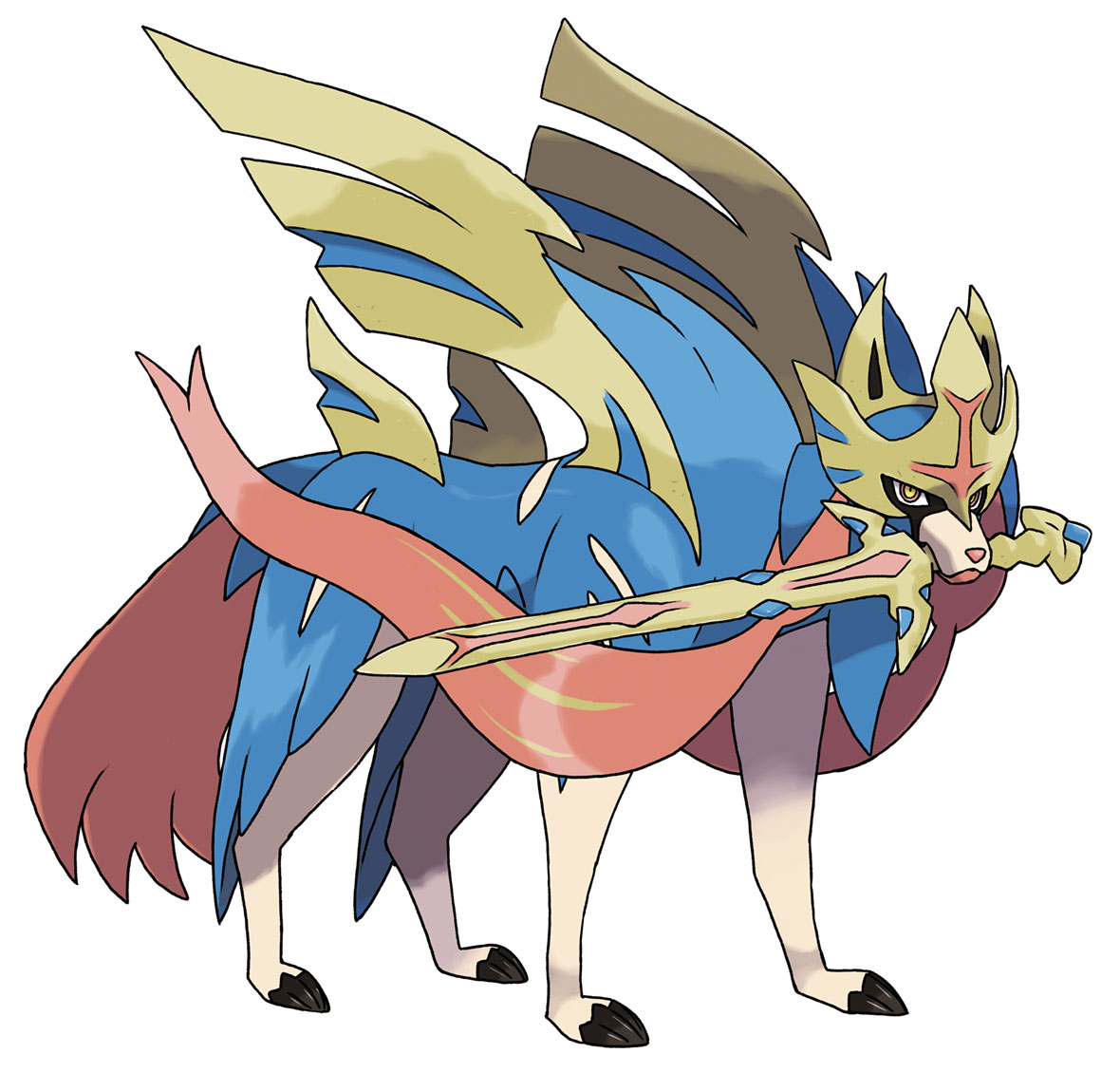Zacian Art from Pokémon Sword and Shield