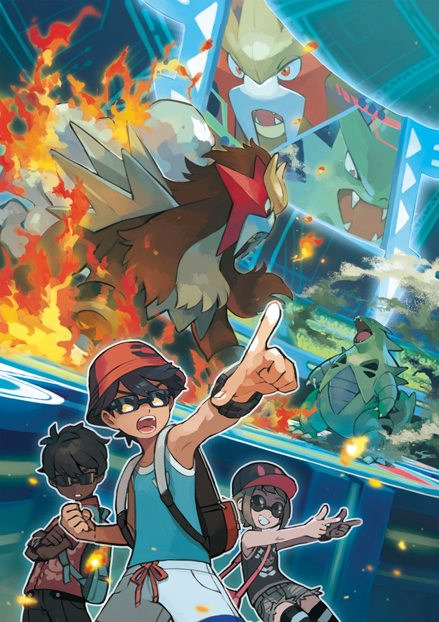 Battle Agency Art from Pokémon Ultra Sun and Ultra Moon
