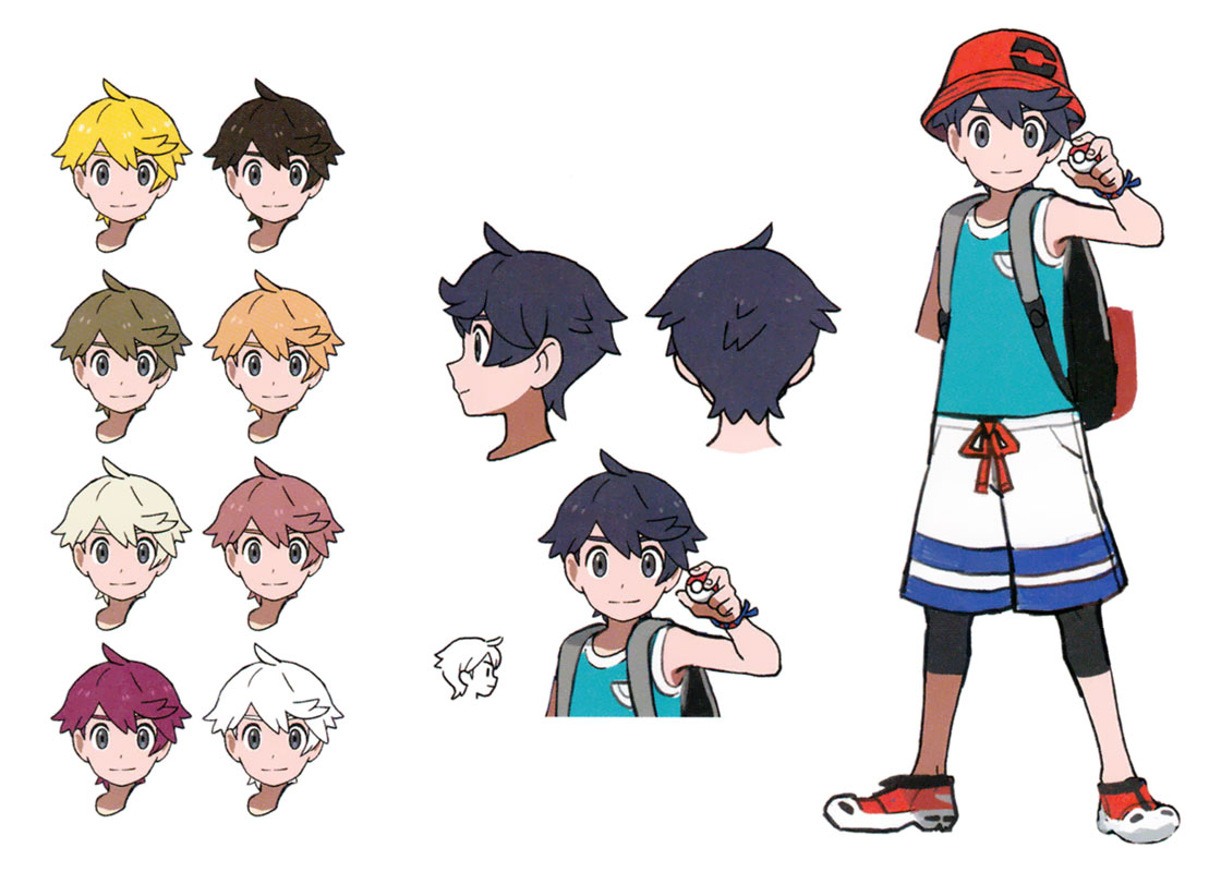 Elio Concept Art from Pokémon Ultra Sun and Ultra Moon