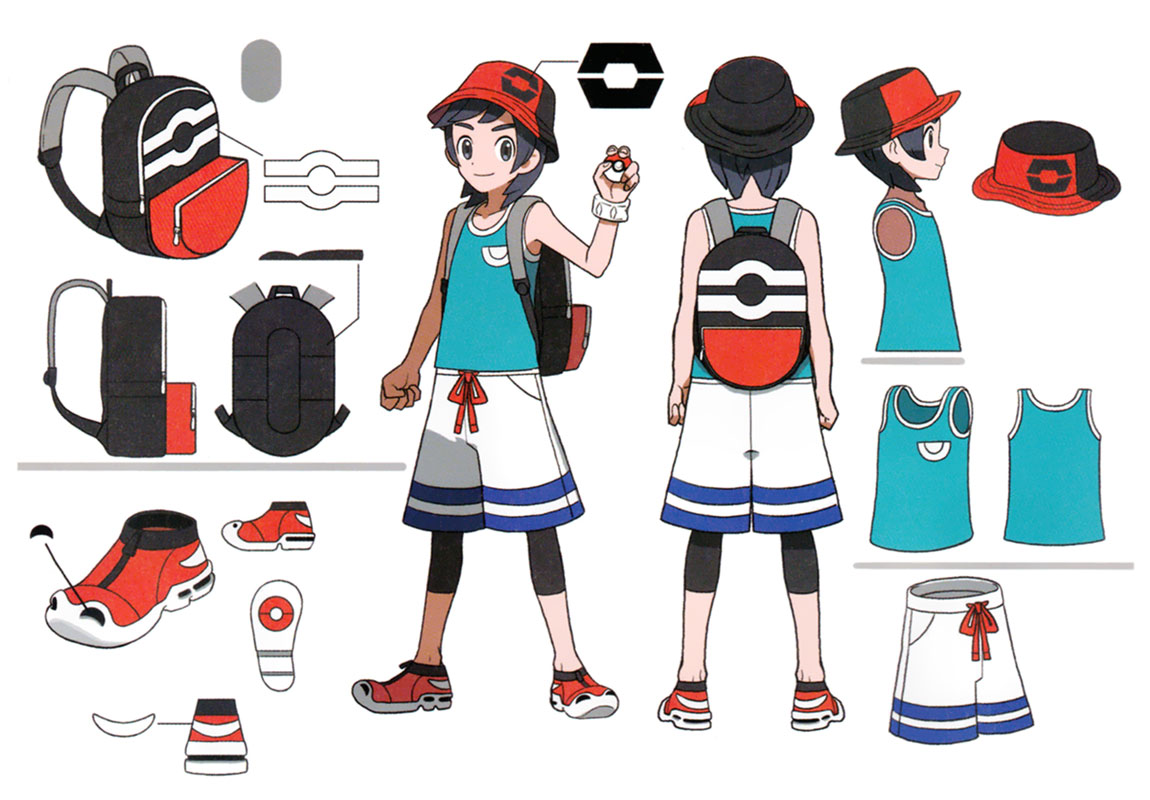 Elio Early Concept Art from Pokémon Ultra Sun and Ultra Moon