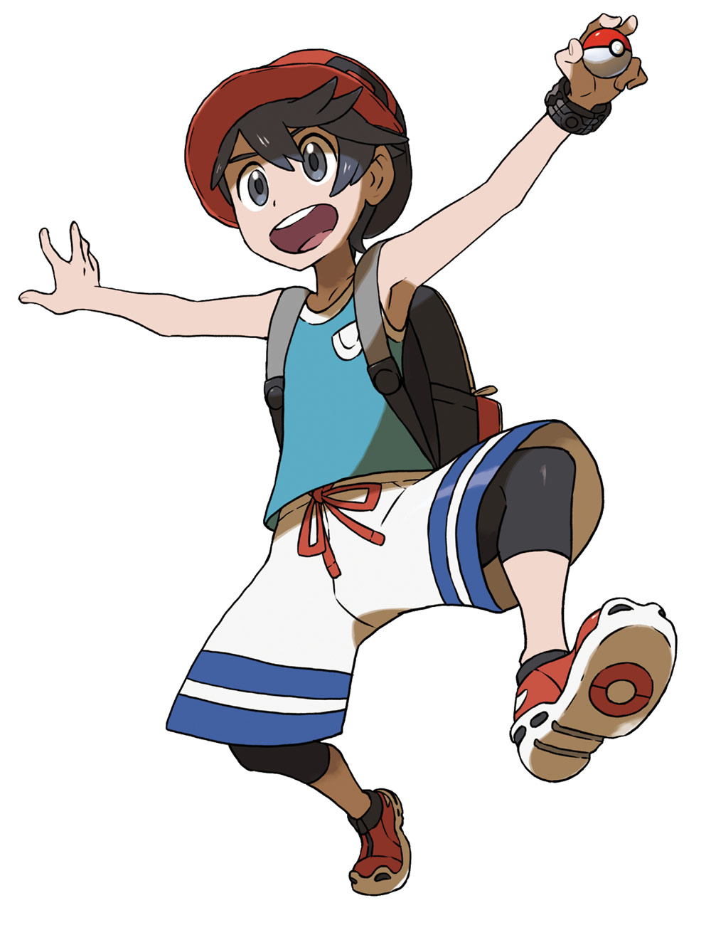 Elio Character Art from Pokémon Ultra Sun and Ultra Moon