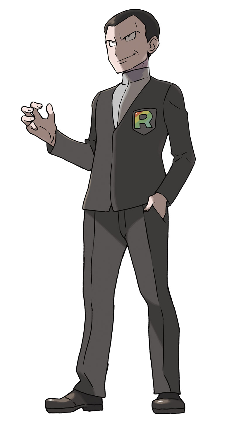 Giovanni Character Art from Pokémon Ultra Sun and Ultra Moon