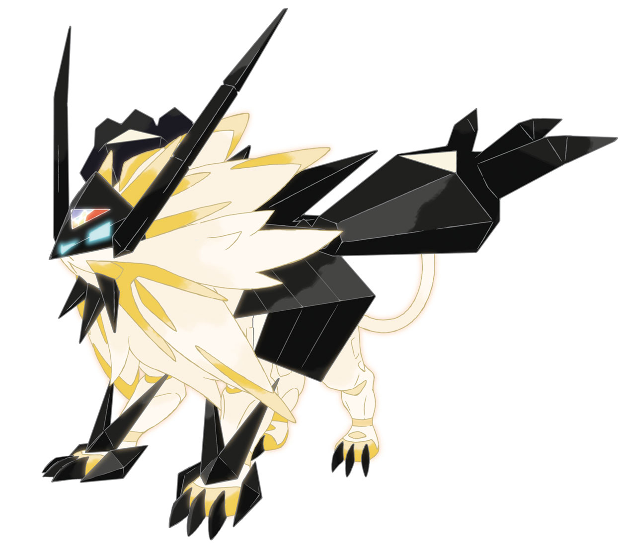 Dusk Mane Necrozma Art from Pokémon Ultra Sun and Ultra Moon