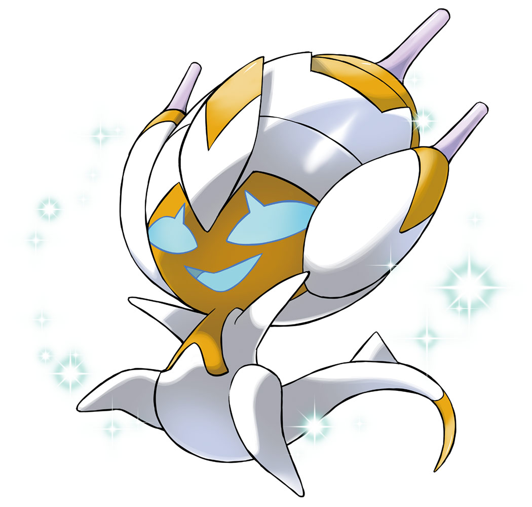 Shiny Poipole Art from Pokémon Ultra Sun and Ultra Moon