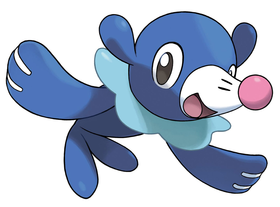 Popplio Art from Pokémon Ultra Sun and Ultra Moon