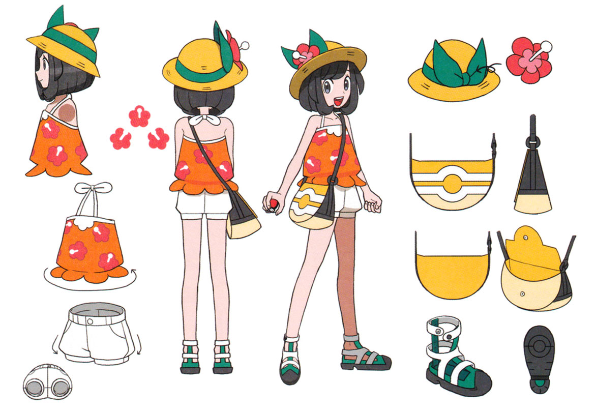 Selene Early Concept Art from Pokémon Ultra Sun and Ultra Moon