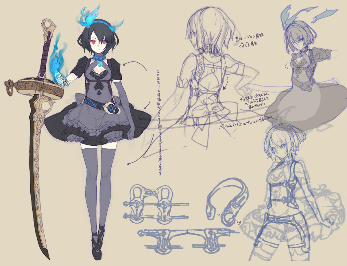 Alice Concept Art from SINoALICE