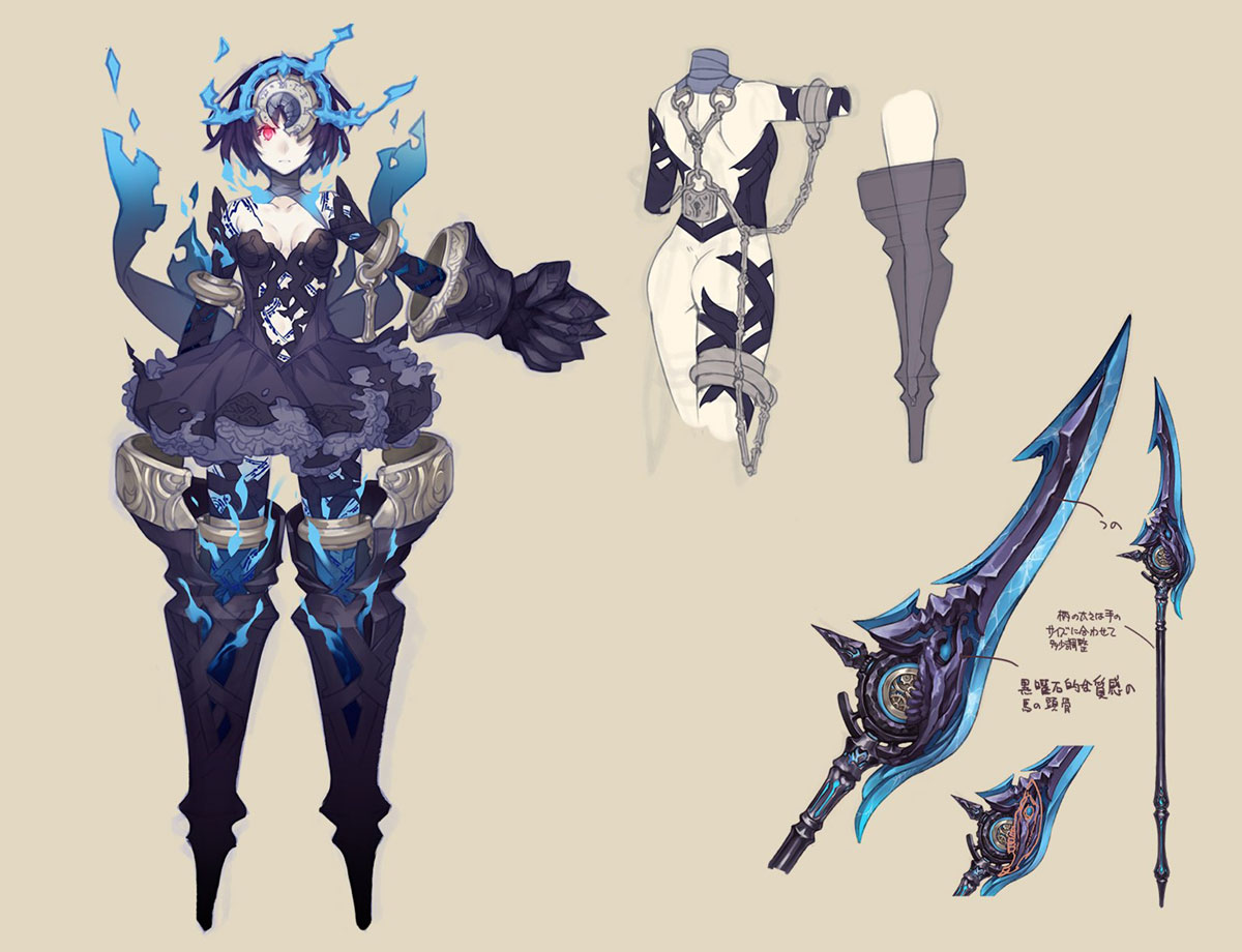 Alice, Half-Nightmare Concept Art from SINoALICE