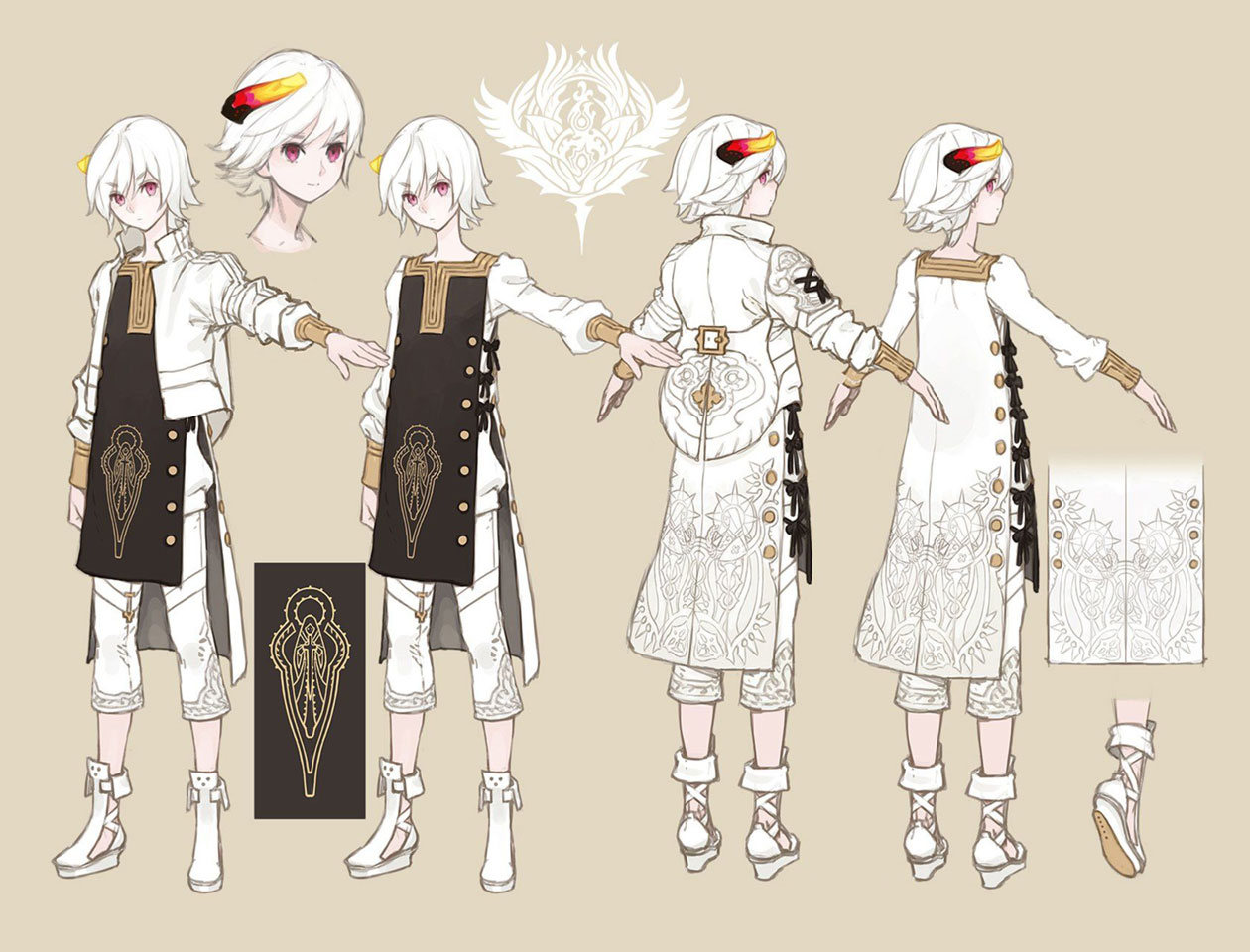Boy Mikhail Concept Art from SINoALICE
