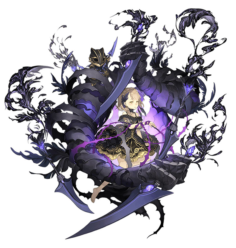 Briar Rose, Greedy Crow Paladin Class Art from SINoALICE