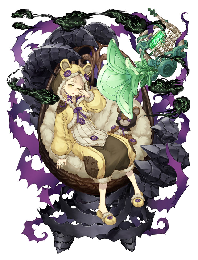 Briar Rose, Sloth Bear Minstrel Class Art from SINoALICE