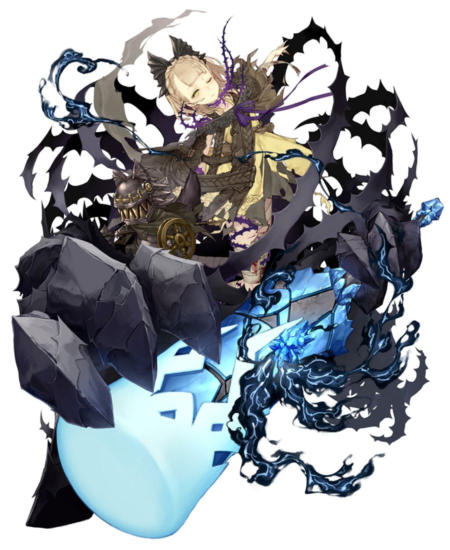 Briar Rose, Wrath Wolf Crusher Class Art from SINoALICE