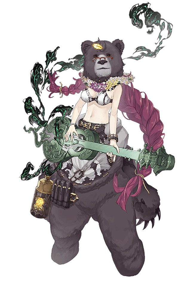 Dorothy, Sloth Bear Minstrel Class Art from SINoALICE