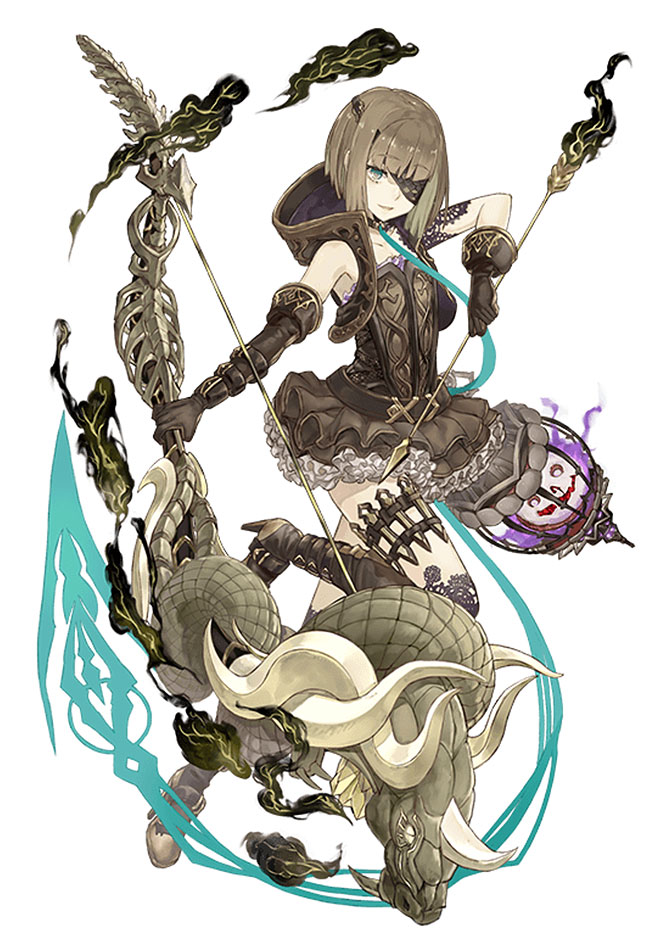 Gretel, Envious Serpent Gunner Class Art from SINoALICE
