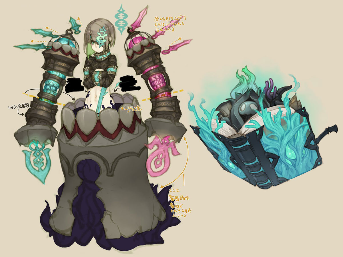 Gretel, Half-Nightmare Concept Art from SINoALICE