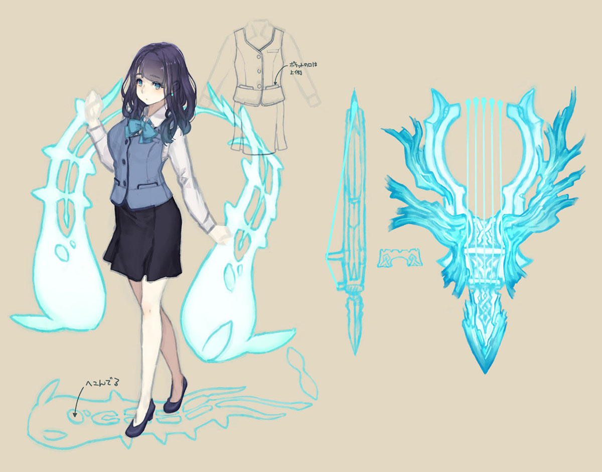 Little Mermaid, Alternative Concept Art from SINoALICE