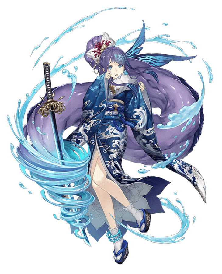 Little Mermaid, Kimono Class Art from SINoALICE
