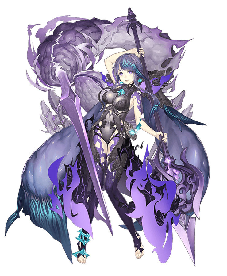 Little Mermaid, Lustful Scorpion Half-Nightmare Class Art from SINoALICE